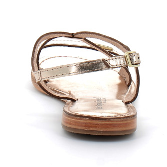 Sandales pour femme en cuir Hamoon or 330055