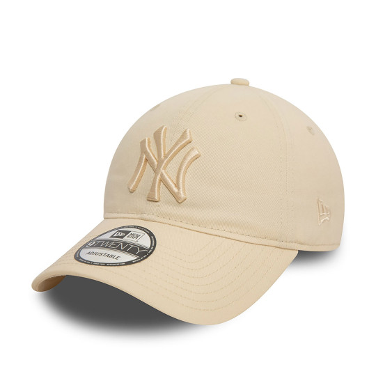 Casquette pour adulte 9TWENTY New York Yankees MLB League Essential beige osfm