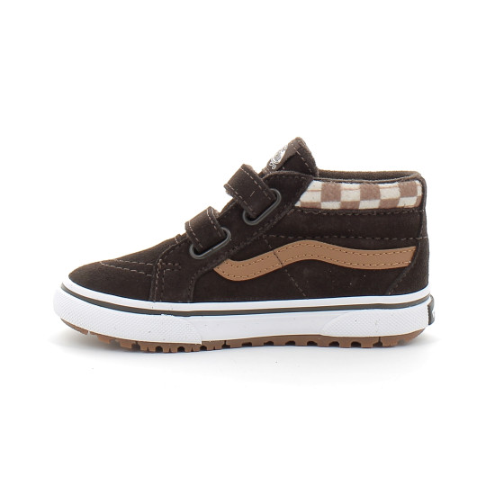 Chaussures à scratch pour enfant Sk8-Mid Reissue brown vn000d11bf21