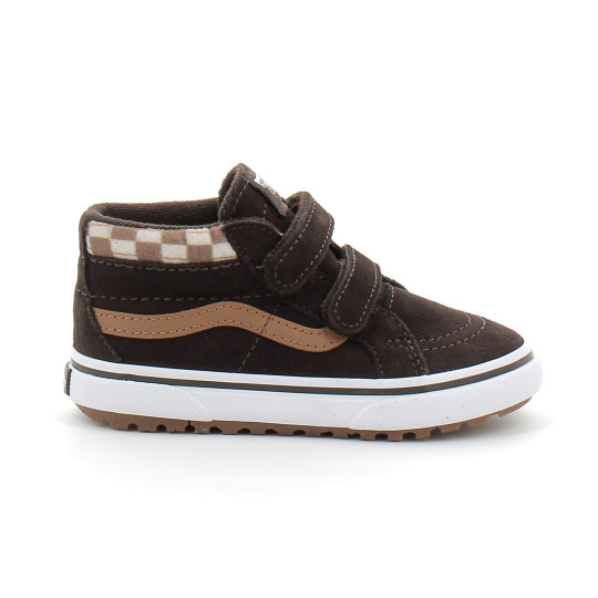 Chaussures à scratch pour enfant Sk8-Mid Reissue brown vn000d11bf21