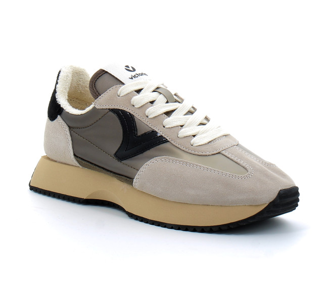 Baskets à lacets pour femme 1134111 beige