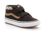 Chaussures à Scratch pour enfant Sk8-Mid Reissue brown vn000d10bf21