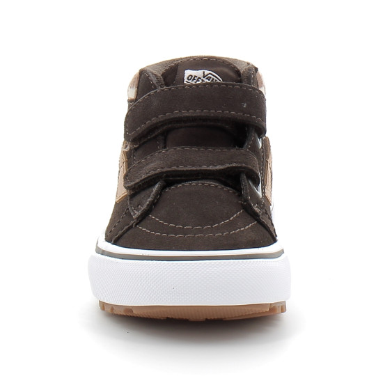 Chaussures à Scratch pour enfant Sk8-Mid Reissue brown vn000d10bf21