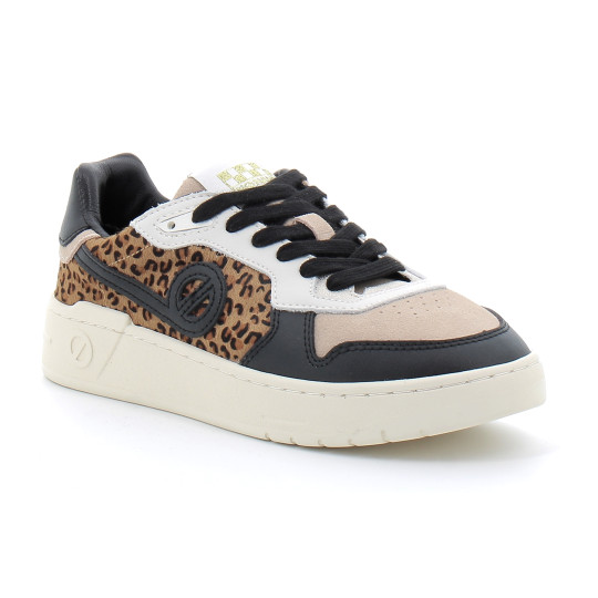 Basket mode pour femme KELLY SNEAKER beige leopard onccle0421