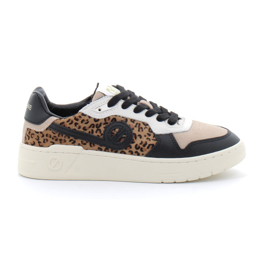 Basket mode pour femme KELLY SNEAKER beige leopard onccle0421