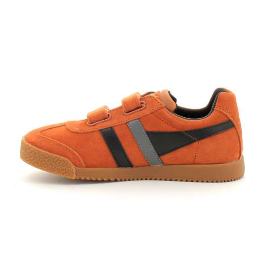 Basket basse à scratch pour enfant HARRIER orange cka192ub