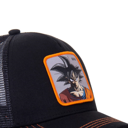 Casquette Dragon Ball Z noir-orange cl/dbz/1/gokd