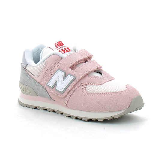 Chaussures de sport à scratch pour enfant PV574 pink pv574bkm