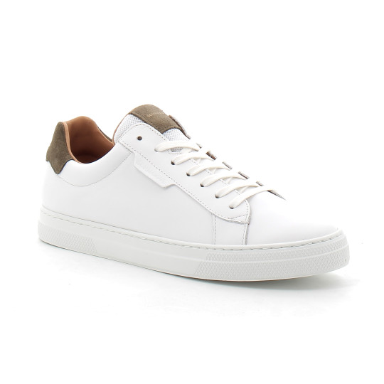 Baskets basses en cuir pour homme Spark Clay white/forest kmnhl7042l