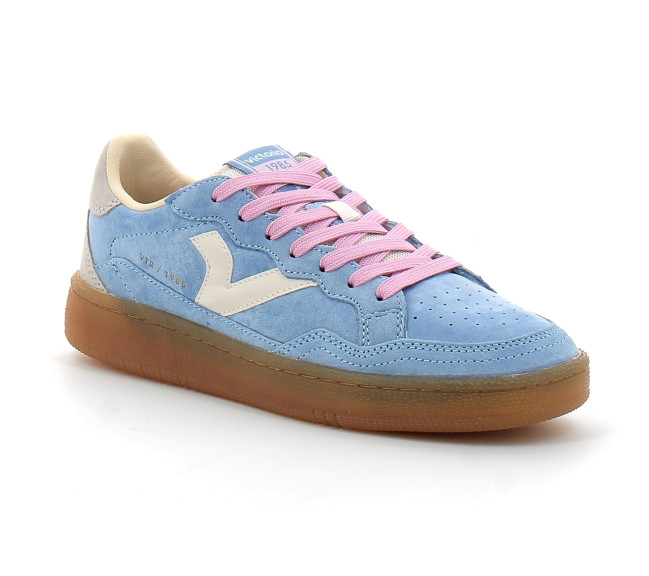 Baskets de sport unisexes avec semelle caramel SMASH azul