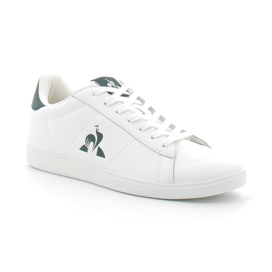 Chaussures En Cuir Blanc Pour Homme COURTSET_2 blanc/vert 2510549