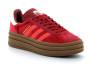 Chaussure Compensée Gazelle Bold rouge fonce ig4388