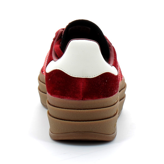 Chaussure Compensée Gazelle Bold rouge fonce ig4388