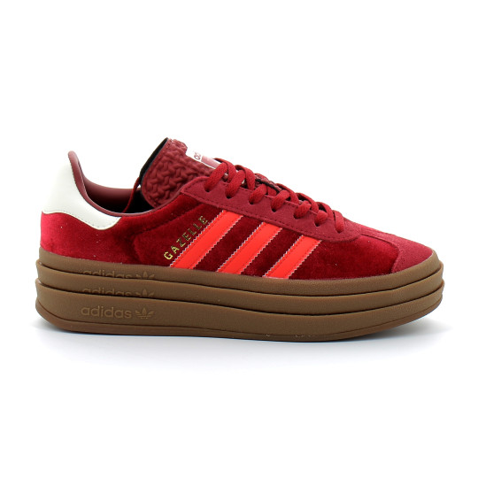 Chaussure Compensée Gazelle Bold rouge fonce ig4388