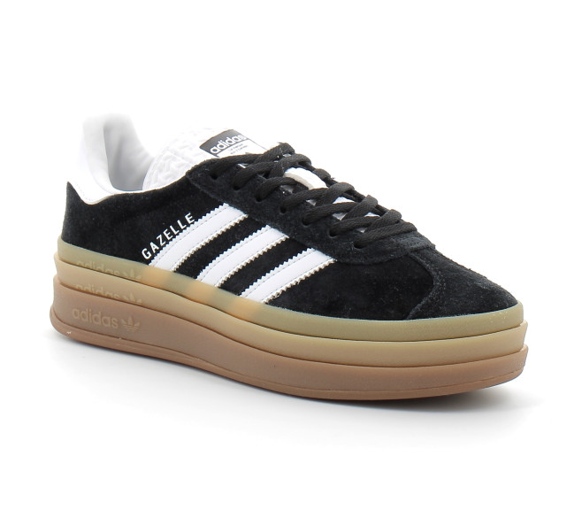 Chaussure Compensée Gazelle Bold black white ie0876