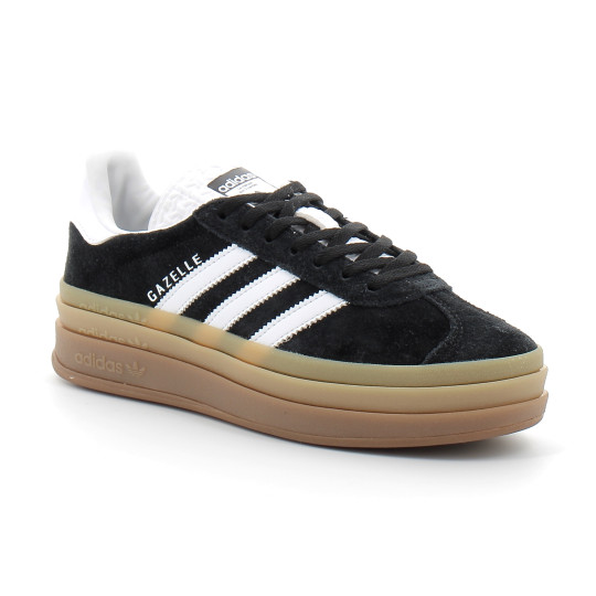 Chaussure Compensée Gazelle Bold black white ie0876