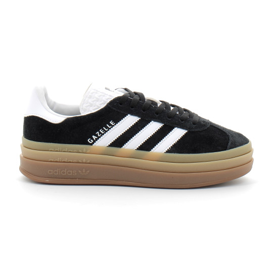 Chaussure Compensée Gazelle Bold black white ie0876