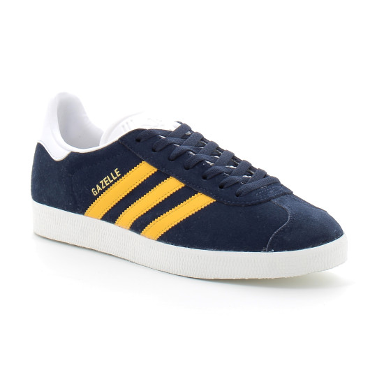 Chaussures de sport gazelle pour adulte navy yellow ig2094