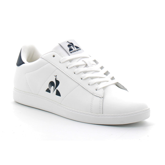 Chaussures En Cuir Blanc Pour Homme COURTSET_2 blanc/bleu. 2510347