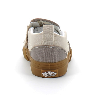 Chaussures basses sans lacets à elastique pour enfant Checkerboard Slip-On gray/gum vn000dojocs1