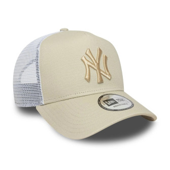 Casquette 9FORTY E-Frame Trucker New York Yankees MLB League Essential Beige Clair beige osfm Casquette 9FORTY E-Frame Trucker New York Yankees MLB League Essential Beige Clair beige osfm