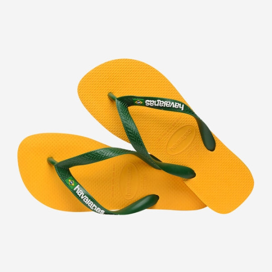 Tong pour adulte Brasil Logo pop yellow 4110850-1740