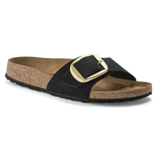 Sandale en nubuck Big Buckle black 1023373