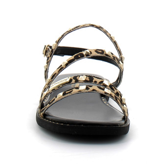 Sandales femme à imprimé léopard leopard c330842