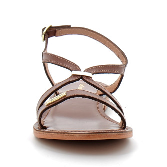 Sandales pour femme en cuir Hamoon tan 330056