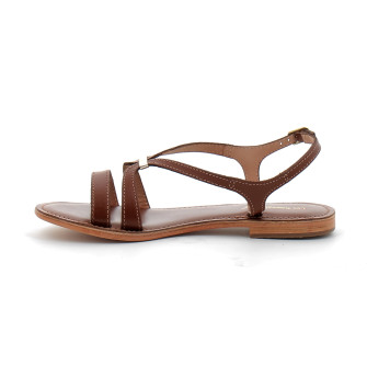 Sandales pour femme en cuir Hamoon tan 330056