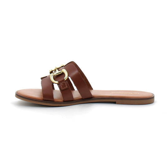Mules femme Hamia tan c330589