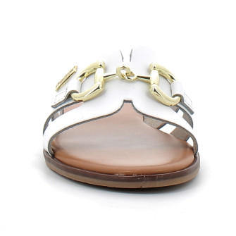 Mules femme Hamia blanc c330630