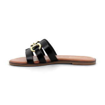 Mules femme Hamia noir c330590