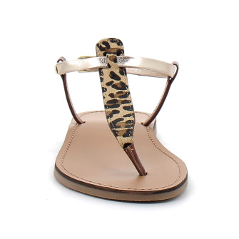 Sandales pour femme à entre-doigts Harvil leopard 330809