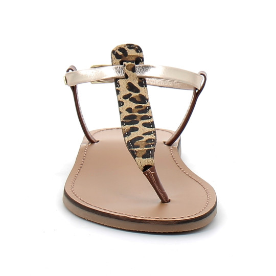 Sandales pour femme à entre-doigts Harvil leopard 330809