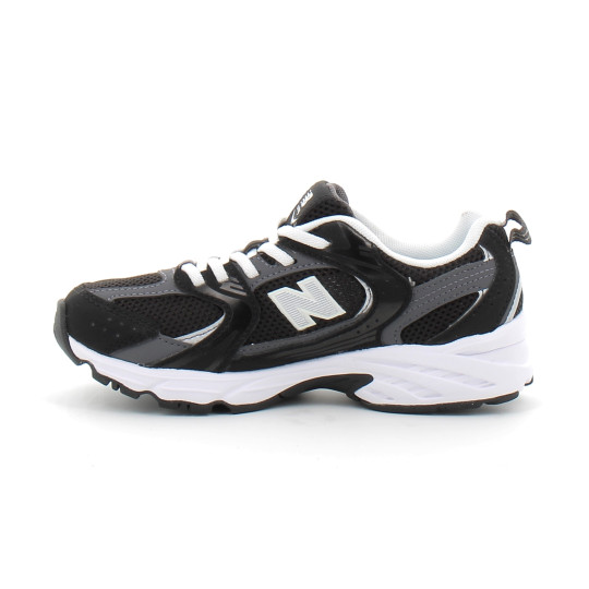 Chaussures de sport pour enfant à lacet elastique PZ530 noir-metal pz530cc