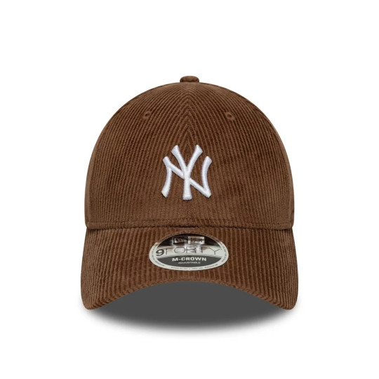 Casquette 9FORTY M-Crown Cord New York Yankees MLB marron osfm