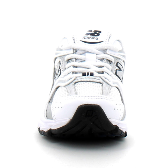 Chaussures de sport pour enfant à lacet elastique PZ530 blanc-bleu pz530sb1