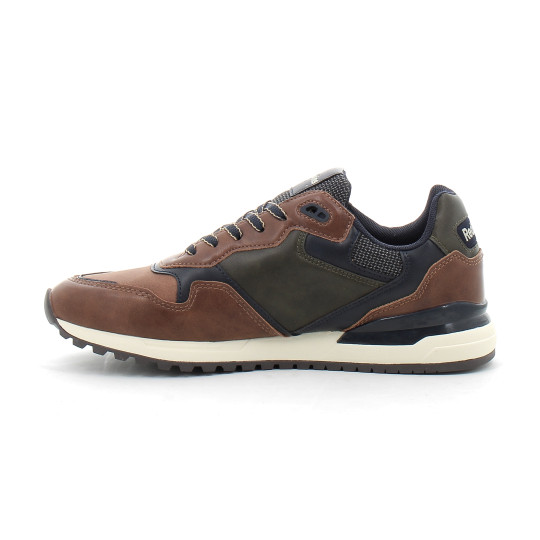 Baskets Textile pour Homme Oyato brandy-kaki bt581q1