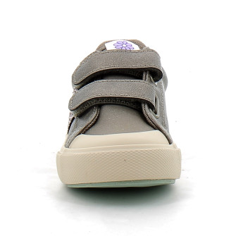 Baskets pour filles à scratchs anthracita