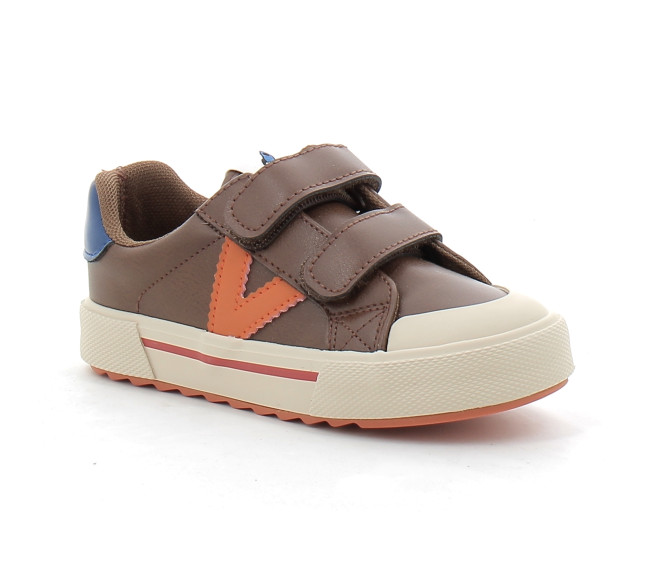 BASKETS SCRATCHS EFFET CUIR ENFANT cuero