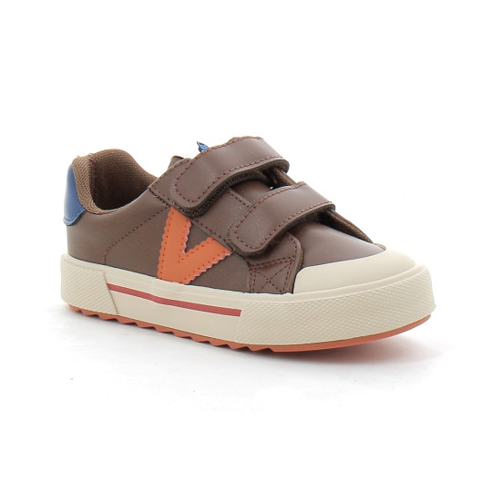 BASKETS SCRATCHS EFFET CUIR ENFANT cuero