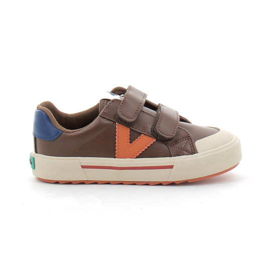 BASKETS SCRATCHS EFFET CUIR ENFANT cuero