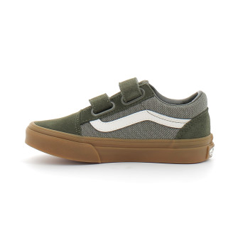 Chaussures à Scratch pour enfant Old Skool green. vn000cyagrn1