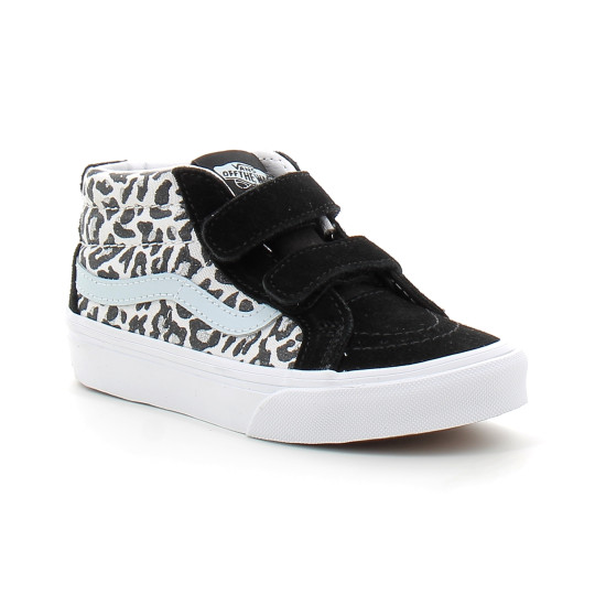 Chaussures à Scratch pour enfant Sk8-Mid Reissue leopard vn000cz70331
