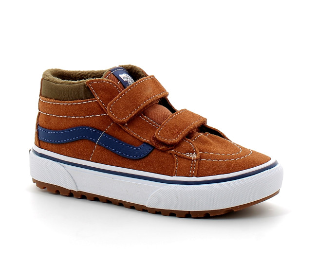 Chaussures à Scratch pour enfant Sk8-Mid Reissue glazed vn000d10bf21