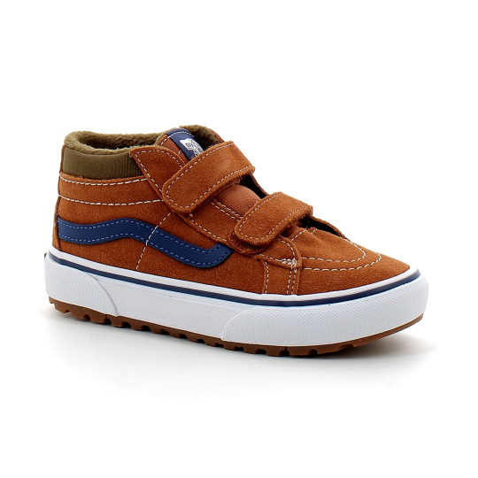 Chaussures à Scratch pour enfant Sk8-Mid Reissue glazed vn000d10bf21