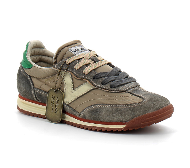 Sneakers unisexes avec semelle crantée taupe