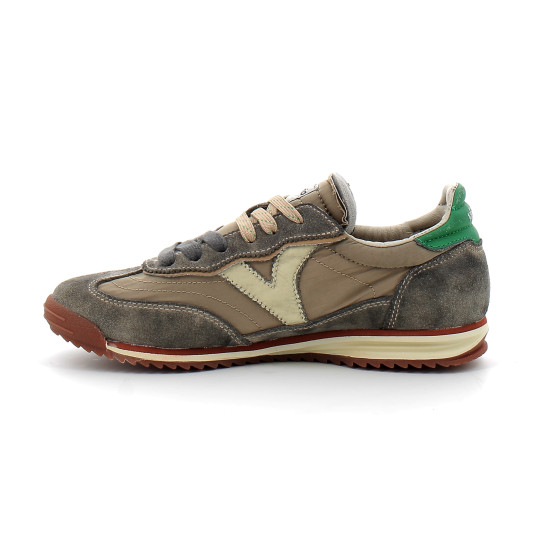 Sneakers unisexes avec semelle crantée taupe