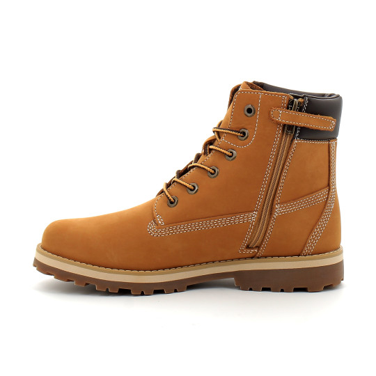 Botte à lacets et zip Courma Kid pour junior en jaune wheat tb0a28x72311